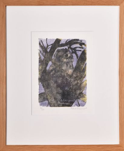 Robert HAINARD (1906 - 1999), Chouette Hulotte,...