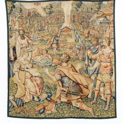Panneau de tapisserie flamande (Bruxelles...