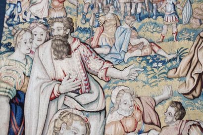 Panneau de tapisserie flamande (Bruxelles...