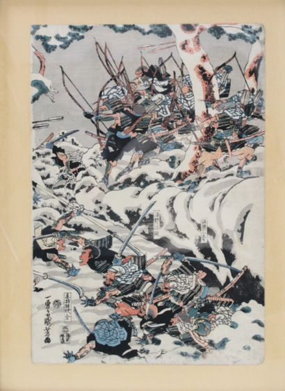 JAPON, Utagawa KUNIYOSHI (1798-1861), Scène...