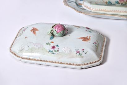 Chine XVIIIe s, Compagnie des Indes, Soupière...
