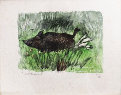 Robert HAINARD (1906-1999), Sanglier, 16...