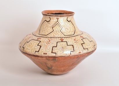 Vase Shipibo (Amazonie péruvienne), fin XXe...