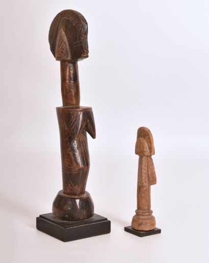 Deux poupées de fertilité Mossi, Burkina...