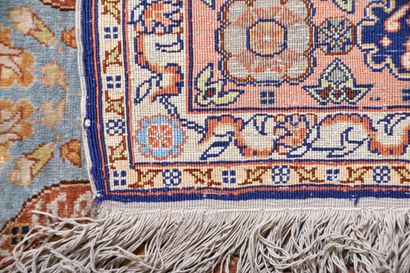 Tapis Héréké en soie (chaine, trame et velours...