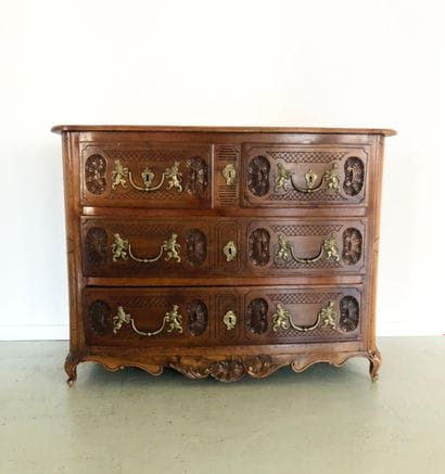 Commode Lyonnaise en partie XVIIIe s, en...