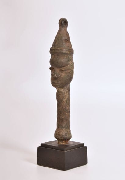 Sculpture ogboni Yorouba, Nigeria, figurant...