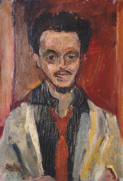 Jean Félix DUCOMMUM (1920-1958), Autoportrait,...