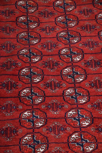 Tapis Boukhara Tekké (chaine, trame et velours...