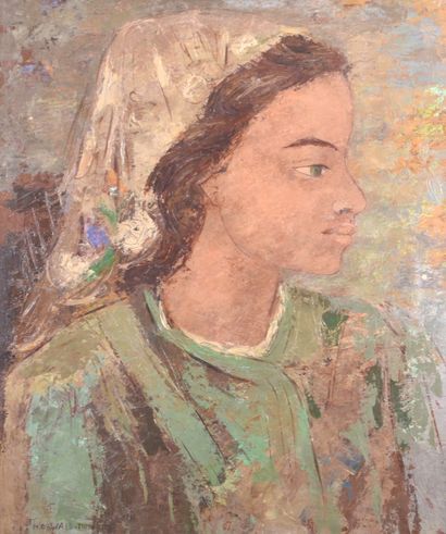 Margherita OSSWALD-TOPPI (1897-1971), Portrait...