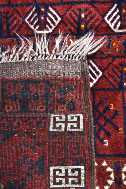 Tapis Turkmène (chaine, trame et velours...