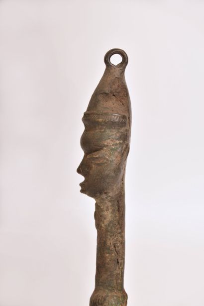 Sculpture ogboni Yorouba, Nigeria, figurant...