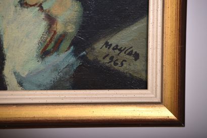 Henri MEYLAN (1895 - 1980), Taverne à Marie-Galante,...