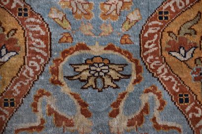 Tapis Héréké en soie (chaine, trame et velours...
