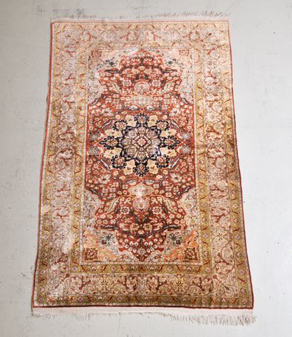 Tapis Césaré (chaine, trame et velours en...