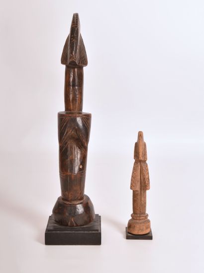 Deux poupées de fertilité Mossi, Burkina...