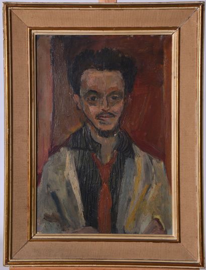 Jean Félix DUCOMMUM (1920-1958), Autoportrait,...