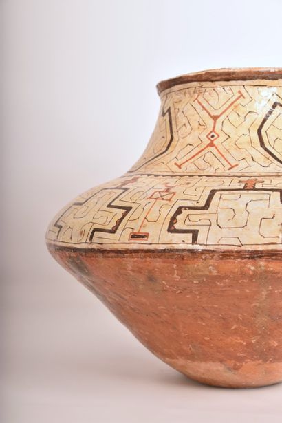 Vase Shipibo (Amazonie péruvienne), fin XXe...