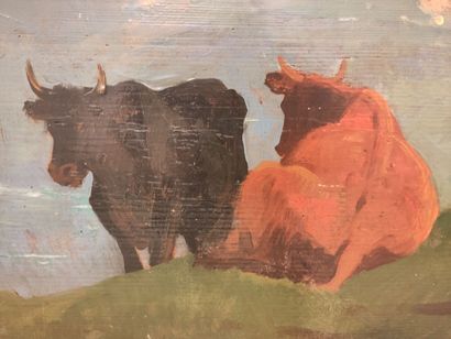 Eugène VERBOECKHOVEN (1798/99-1881), Vaches...
