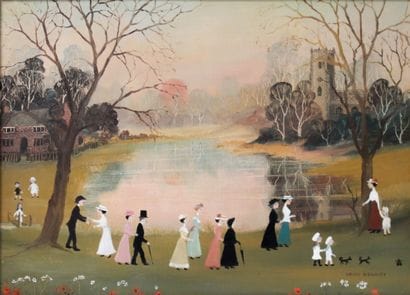 Helen Layfield BRADLEY (1900-1979), Promenade...