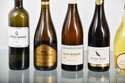Important lot de vins francais, env. 400...