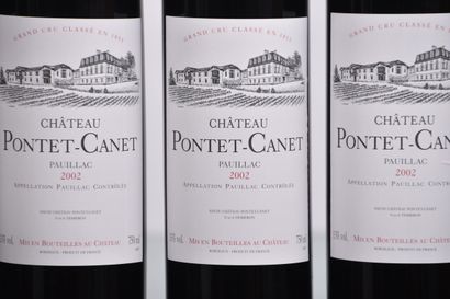 Château PONTET-CANET 2002, 5e GCC Pauillac,...