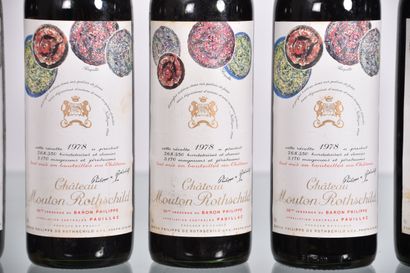 Château MOUTON ROTHSCHILD 1978, 1er GCC Pauillac,...
