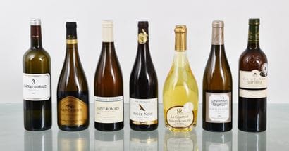 Important lot de vins francais, env. 400...