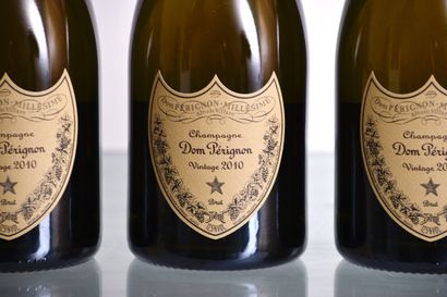 DOM PERIGNON 2010, brut champagne, 6 bot...