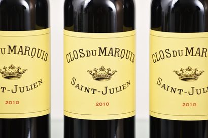 CLOS DU MARQUIS 2010, Saint-Julien, 6 bouteilles,...