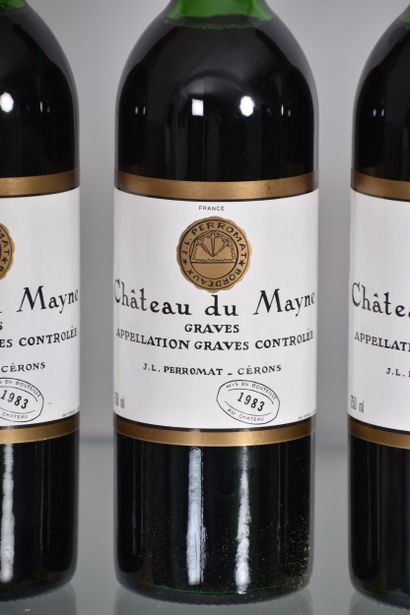 Château du MAYNE, Graves, 1983, 6 bouteilles,...