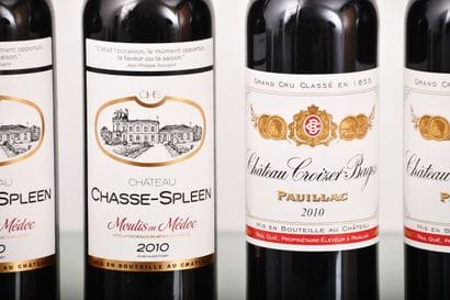 Château CHASSE-SPLEEN 2010, Moulis, 6 bo...