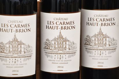 Château LES CARMES HAUT-BRION 2014, 6 bottles,...