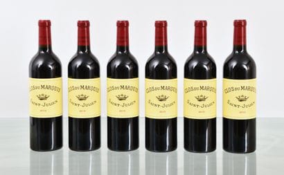 CLOS DU MARQUIS 2010, Saint-Julien, 6 bouteilles,...