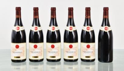 GIGONDAS 2010, E. Guigal, 6 bottles, good...