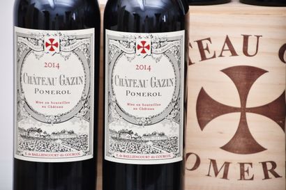 Château GAZIN 2014, Pomerol, 6 bottles, original...