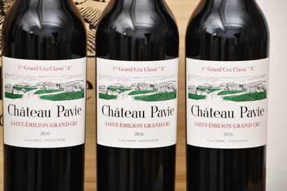 Château PAVIE 2016, 1 GCC, 6 bouteilles,...