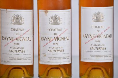 Château de RAYNE-VIGNEAU 1978, GCC Sauternes,...