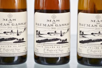 MAS DE DAUMAS GASSAC 2010, blanc, 5 bouteilles,...