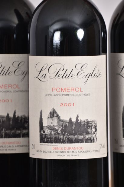 LA PETITE EGLISE 2001, Pomerol, 12 bouteilles,...