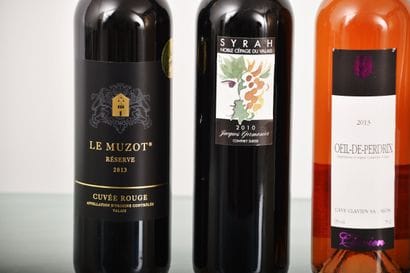 Large collection of Swiss wines—approx. 100...