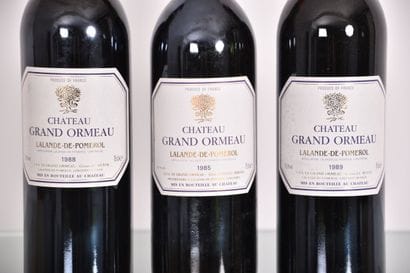 Château GRAND ORMEAU, 35 bottles, Lalande...