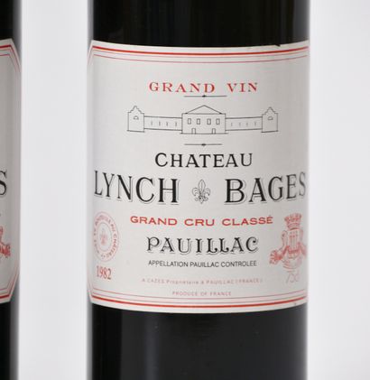 Château LYNCH-BAGES 1982, 5th GCC Pauillac,...