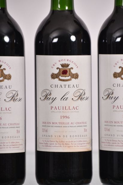 Château PUY LA ROSE 2003, Pauillac, 12 bouteilles,...