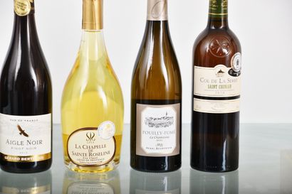Important lot de vins francais, env. 400...