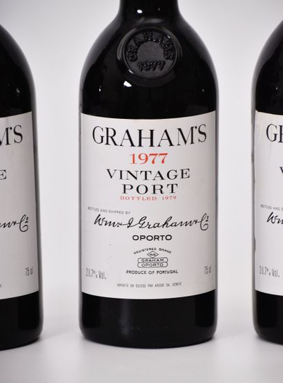 GRAHANS Vintage Porto 1977, 4 bouteilles,...
