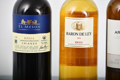 Important lot de vins espagnols env. 150...