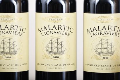 Château MALARTIC-LAGRAVIERE 2010, GCC Pessac-Léognan,...