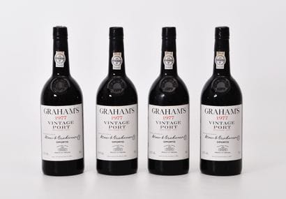 GRAHANS Vintage Porto 1977, 4 bouteilles,...