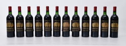 Château PALMER 1981, 3e GCC Margaux, 12 bouteilles,...